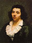 Anne-Louis Girodet de Roussy-Trioson Self portrait oil painting reproduction